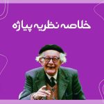 تصویر: خلاصه نظریه پیاژه